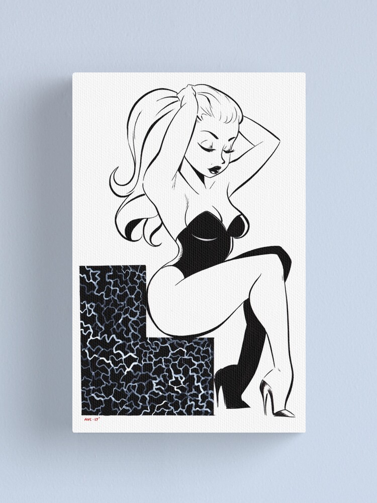 Thumbnail 2 of 3, Canvas Print, Pattern. designed and sold by adanvc.