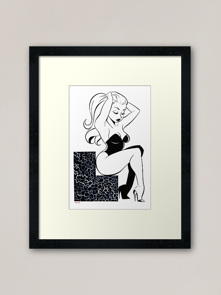 Thumbnail 2 of 7, Framed Art Print, Pattern. designed and sold by adanvc.