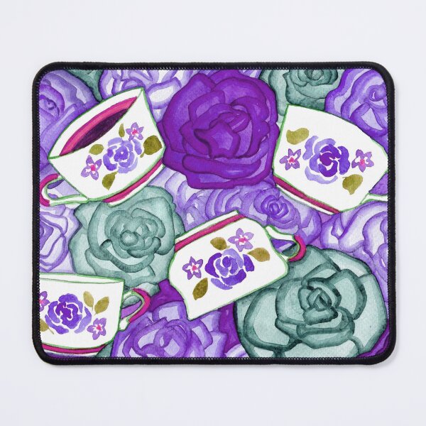 Item preview, Tea Cups and Roses Lilac and Purple Palette designed and sold by Niina  Niskanen.