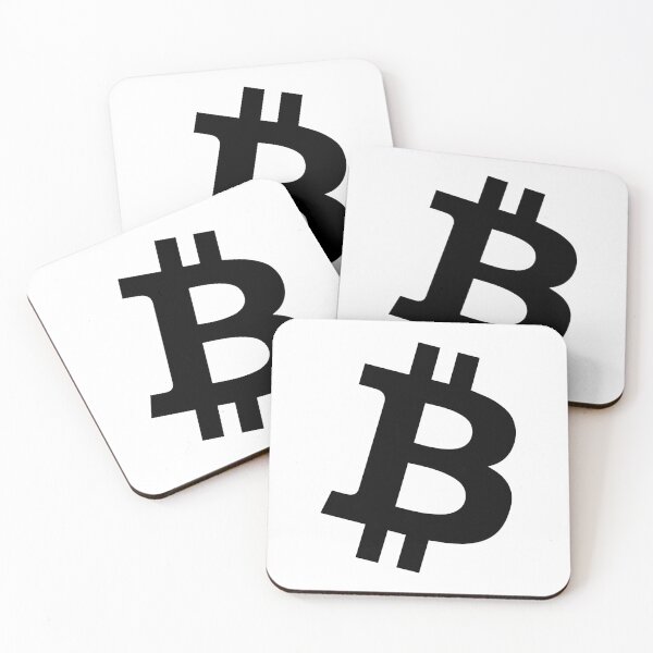 Item preview, Bitcoin BTC Crypto - Clean Black Icon Variant #2 designed and sold by CryptoMoods.