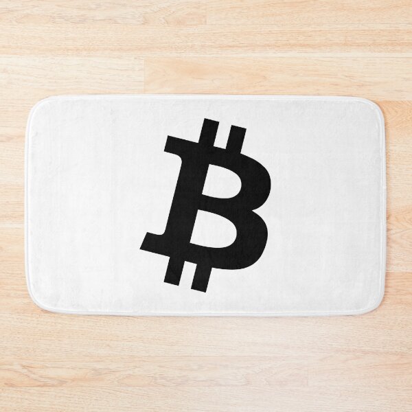 Item preview, Bitcoin BTC Crypto - Clean Black Icon Variant #2 designed and sold by CryptoMoods.