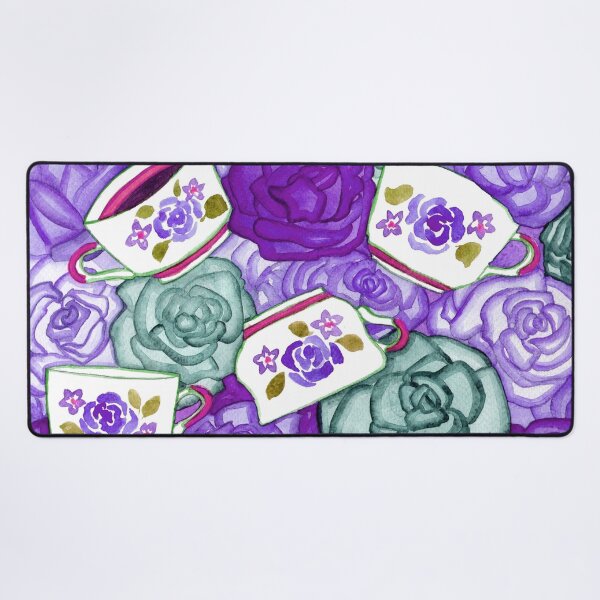 Item preview, Tea Cups and Roses Lilac and Purple Palette designed and sold by Niina Niskanen.