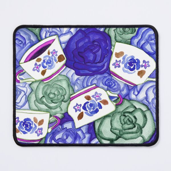 Item preview, Tea Cups and Roses Blue Palette designed and sold by Niina Niskanen.