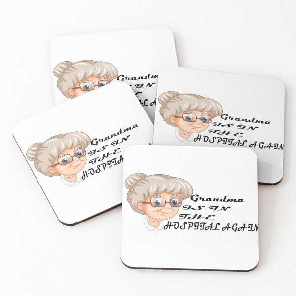 Item preview, Grandma is in the hospital again designed and sold by GridText.