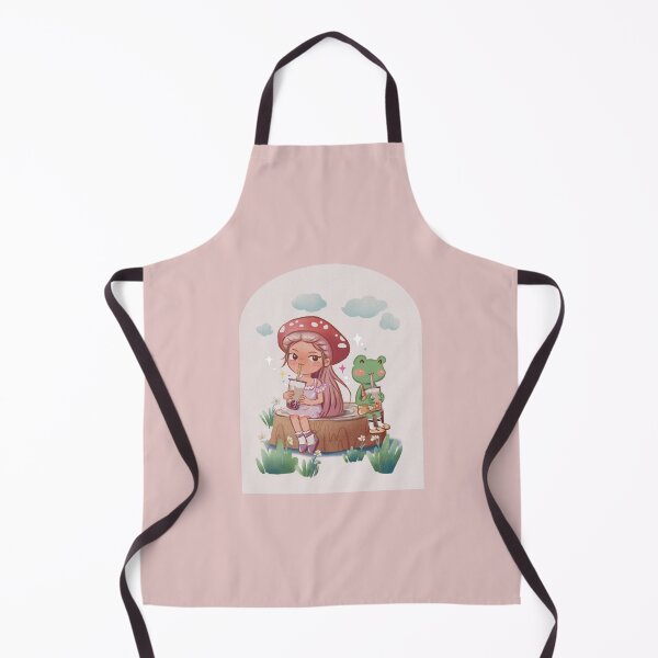 Item preview, Vintage merry mushroom boba tea time designed and sold by Yunipop.
