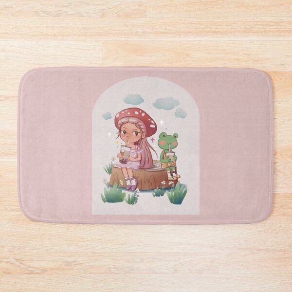 Item preview, Vintage merry mushroom boba tea time designed and sold by Yunipop.