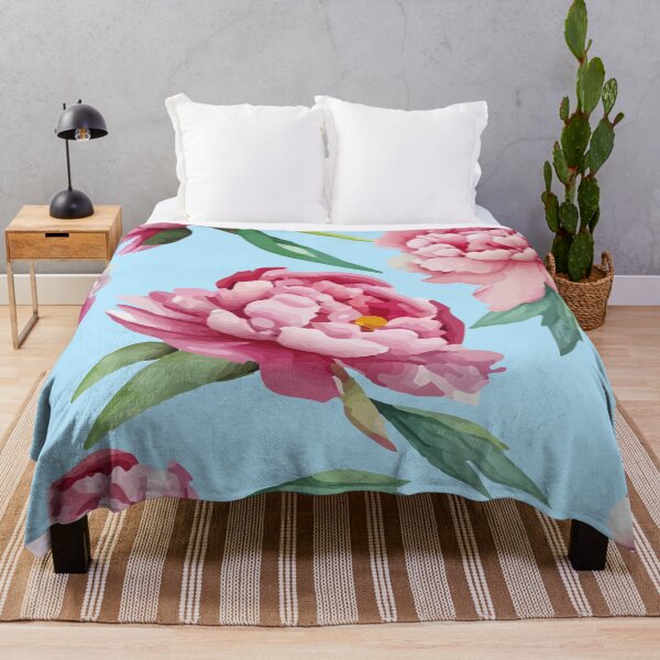 Item preview, Large Peony Blue designed and sold by penny+florence.