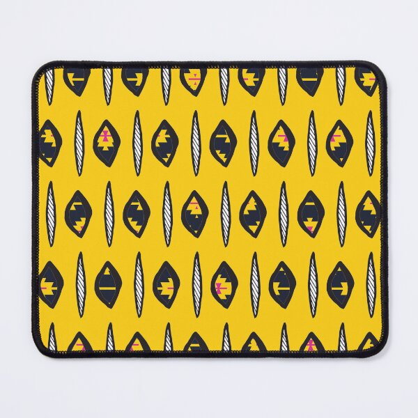 Item preview, Electric Tribal Pattern in Gold designed and sold by GrimalkinStudio.