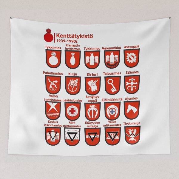 Item preview, Kenttätykistö haarat designed and sold by Alikersantti.