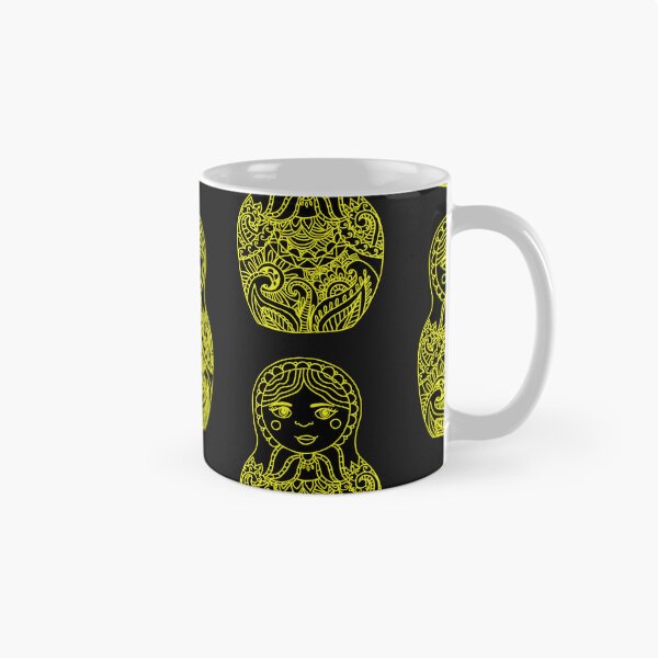 Item preview, Nesting Doll - Black and Yellow Palette designed and sold by Niina  Niskanen.