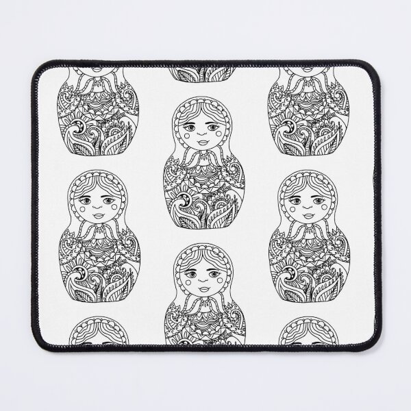 Item preview, Nesting Doll - Black and White Palette designed and sold by Niina  Niskanen.