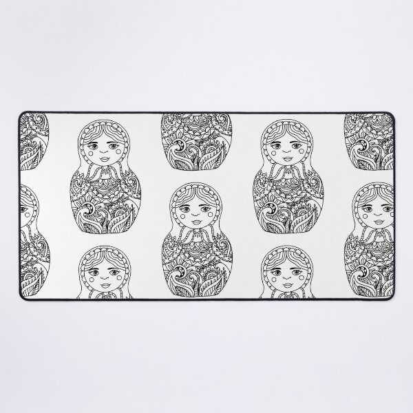 Item preview, Nesting Doll - Black and White Palette designed and sold by Niina  Niskanen.