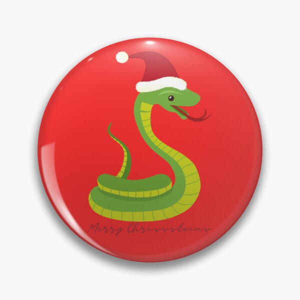 Item preview, Cute snake with Santa Claus' hat 4 - christmas pet designed and sold by Olivvier.