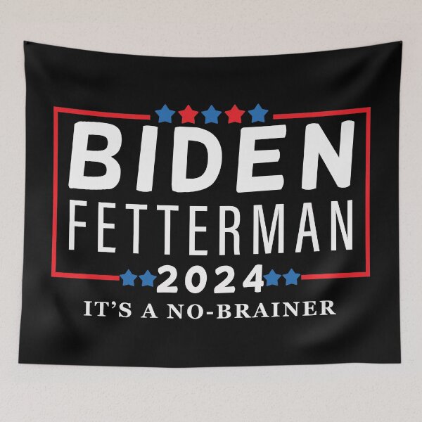 Item preview, Biden Fetterman 2024 It’s A No-Brainer designed and sold by happy gift art.