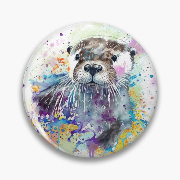 Item preview, Otter Watercolour Painting  designed and sold by RayFineArt.