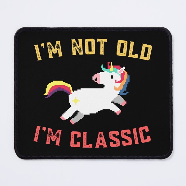 Item preview, Retro vintage classic Unicorn I am not old I am Classic : Funny meme Quote designed and sold by MokonoKokoro.