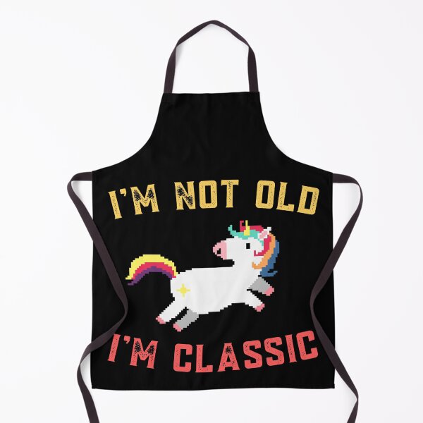Item preview, Retro vintage classic Unicorn I am not old I am Classic : Funny meme Quote designed and sold by MokonoKokoro.