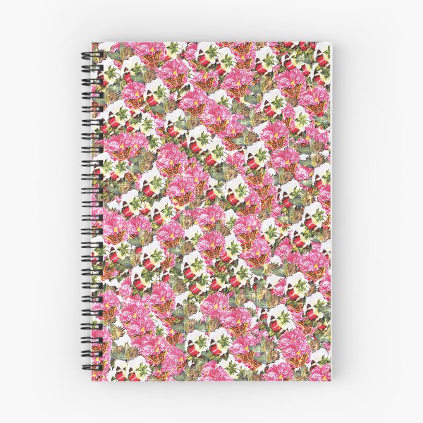 Artikelvorschau, Bunte zierliche Schmetterlinge und Blumen im nahtlosen Muster entworfen und verkauft von BeInTouch.