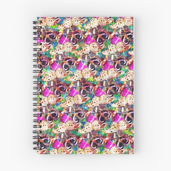 Item preview, Colorful radial butterflies, dainty butterfly seamless pattern designed and sold by BeInTouch.