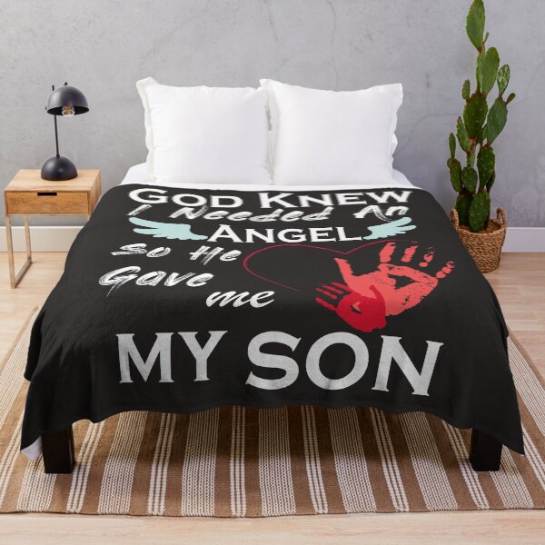 Item preview, God Knew I Needed An Angel So He Gave Me my son designed and sold by AJB ⭐⭐⭐⭐⭐✔️.