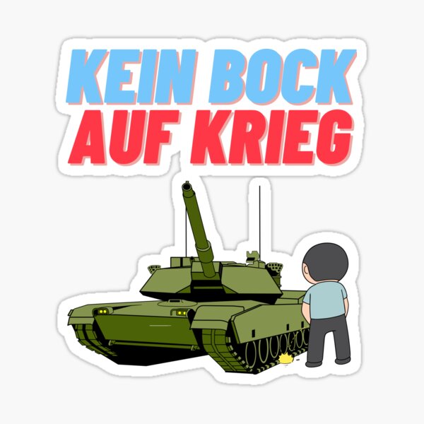 Artikel-Vorschau von Kein Bock auf Krieg, designt und verkauft von Magro77.