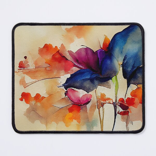 Item preview,  A Vibrant Flower Blooms in vivid loose watercolor designed and sold by aricutcia.