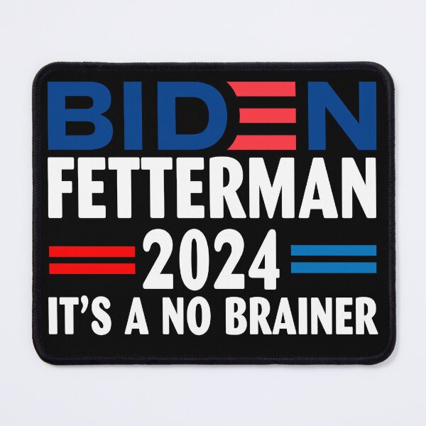 Item preview, Biden Fetterman 2024 It's A No Brainer designed and sold by jenniferidern60.