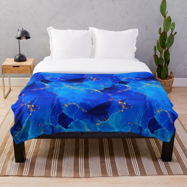 Item preview, Marble pattern with dark Blue, and gold glitter  designed and sold by BeInTouch.