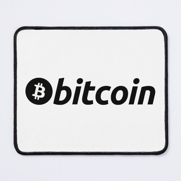 Item preview, Bitcoin BTC Crypto - Clean Horizontal Black Logo with White Icon designed and sold by CryptoMoods.