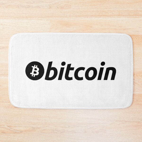 Item preview, Bitcoin BTC Crypto - Clean Horizontal Black Logo with White Icon designed and sold by CryptoMoods.