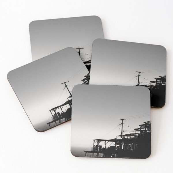 Item preview, Black and White Sunset on Santorini designed and sold by ETheron.