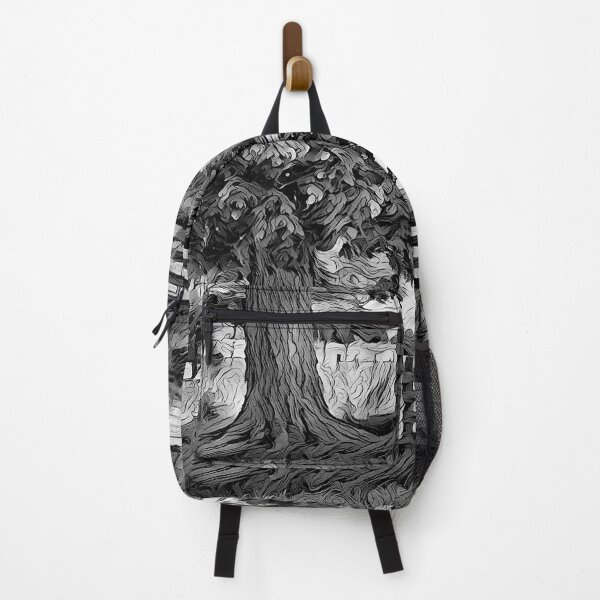 Item preview, The Great Oak Tree (Black & White) - Dark Storm - Countryside Art Collection - spcreationsco22 designed and sold by SpCreationsCo22.