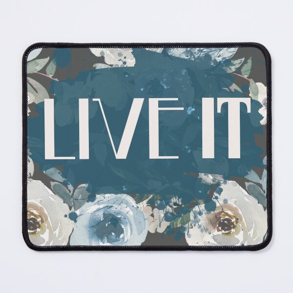 Artikelvorschau, Live it | Quote  entworfen und verkauft von Jennifer Maier.
