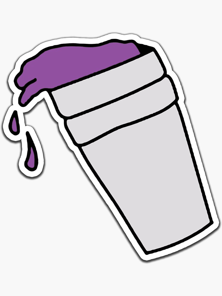 "Lean Cup" Sticker by jackiealvine | Redbubble