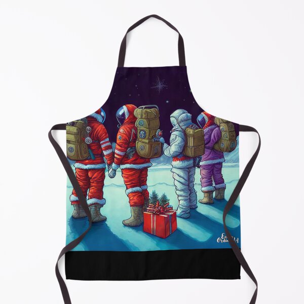 Item preview, Santa Claus Astronauts at Christmas in Space designed and sold by extraordinar-ia.