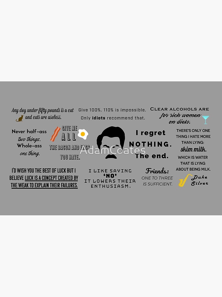 Ron Swanson - Quotes by AdamCoates