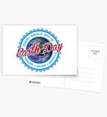 Jeder Tag ist Tag der Erde Postkarten