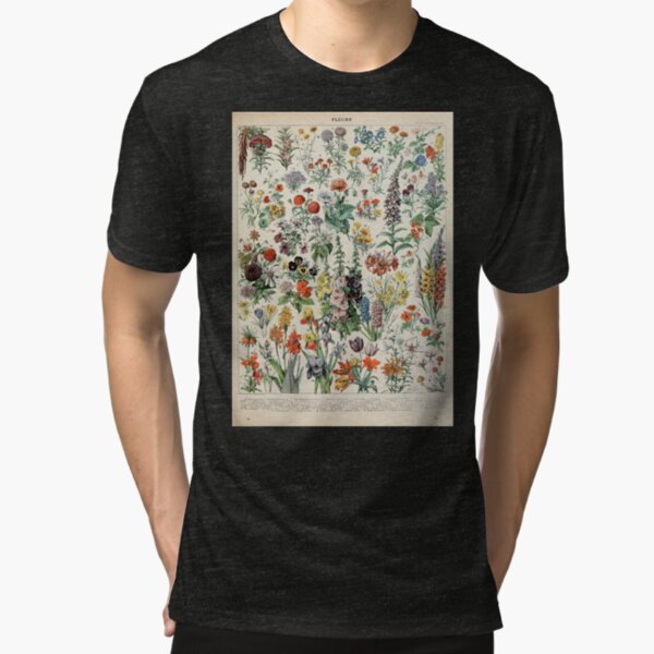 Adolphe Millot fleurs A Tri-blend T-Shirt