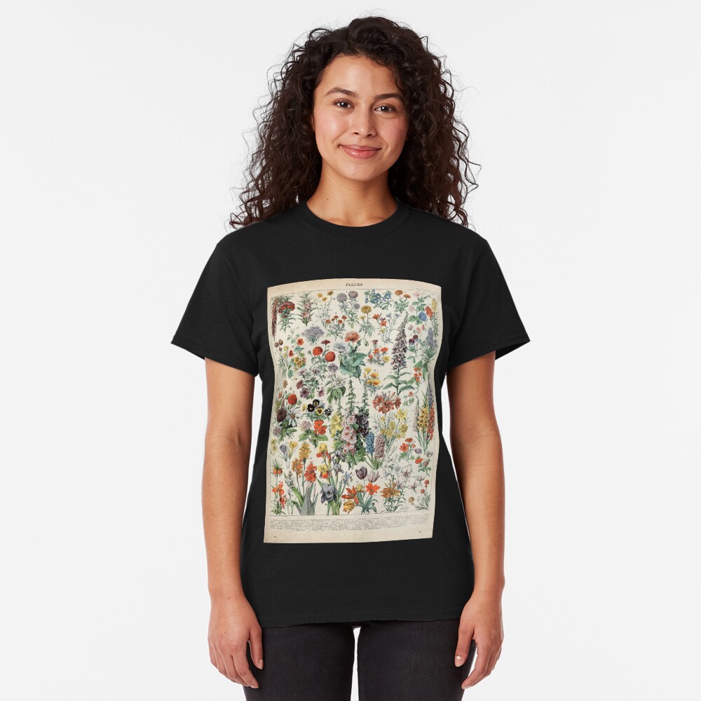 Adolphe Millot fleurs A | Classic T-Shirt