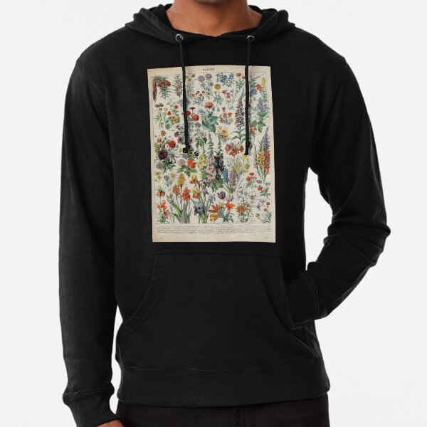 Adolphe Millot fleurs A Lightweight Hoodie