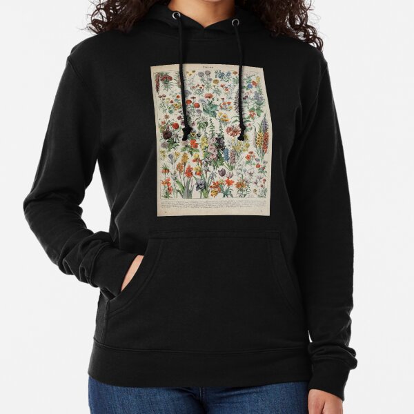 Adolphe Millot fleurs A Lightweight Hoodie