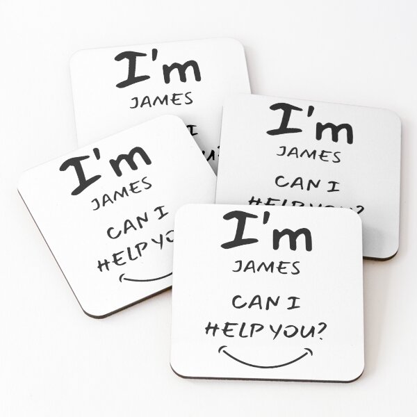 Item preview, JAMES NAME SHIRT: JAMES CAN I HELP YOU DESIGN.  designed and sold by AlexRelax.