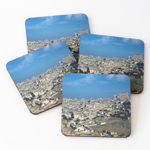 Item preview, 1950s - View of the Toledo Skyline with a destroyed Alcázar of Toledo, Spain designed and sold by thatwaslife.