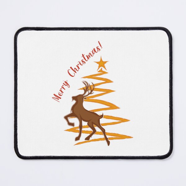 Item preview, Colorful christmas deer and tree designed and sold by Art-Ilustration.