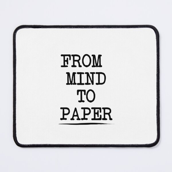 Item preview, from mind to paper - mental health, anxiety, and journaling designed and sold by Therapy by Sen.