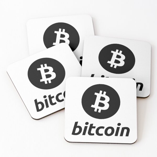 Item preview, Bitcoin BTC Crypto - Clean Vertical Black Logo with Transparent Icon designed and sold by CryptoMoods.