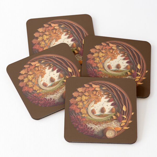 Item preview, Autumn Fall Circle Scene designed and sold by Juliascutecornr.