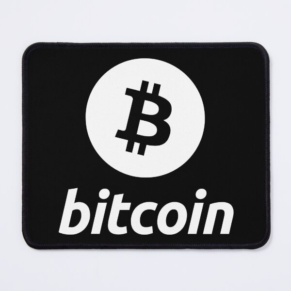 Item preview, Bitcoin BTC Crypto - Clean Vertical White Logo with Transparent Icon designed and sold by CryptoMoods.