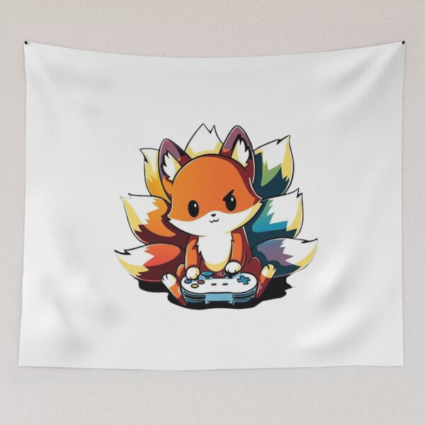 Item preview, cute fox anime designed and sold by LinaMercata0428.