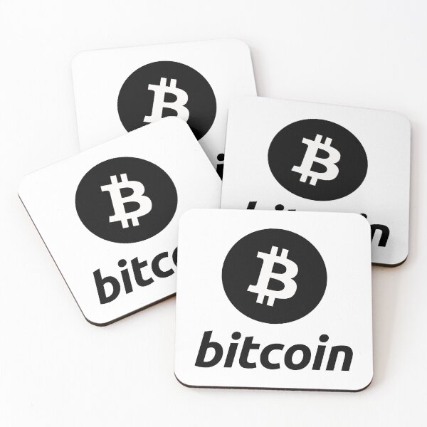 Item preview, Bitcoin BTC Crypto - Clean Vertical Black Logo with White Icon designed and sold by CryptoMoods.